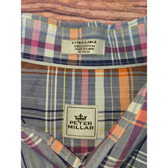 Peter Millar Crown Mens Button-Down Long Sleeve Dress Shirt XL - Picture 5 of 6